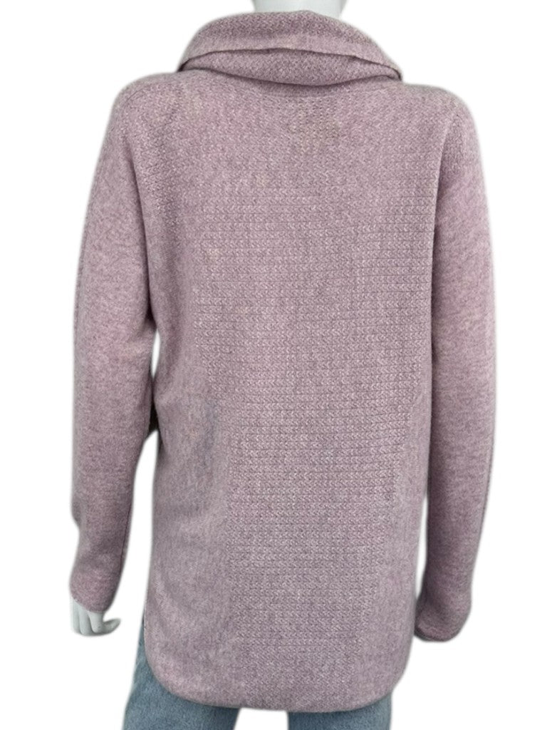 CYNTHIA ROWLEY NWT Purple 100% Cashmere Sweater Size M