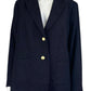 Talbots Navy Wool Blazer Size 14