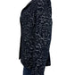 Cabi Navy Paisley Jacquard Blazer Size 6