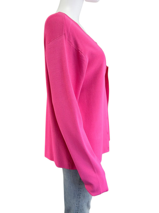Coldwater Creek NWT Hot Pink Tank and Cardigan Set Size XL