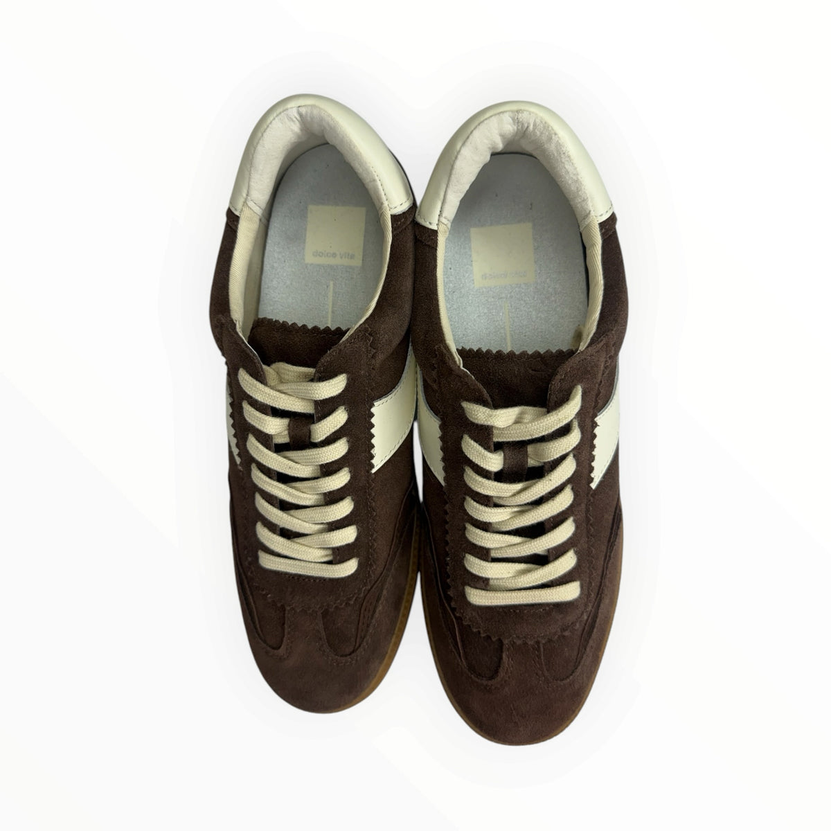 Dolce Vita Brown Suede Notice Sneakers Size 10