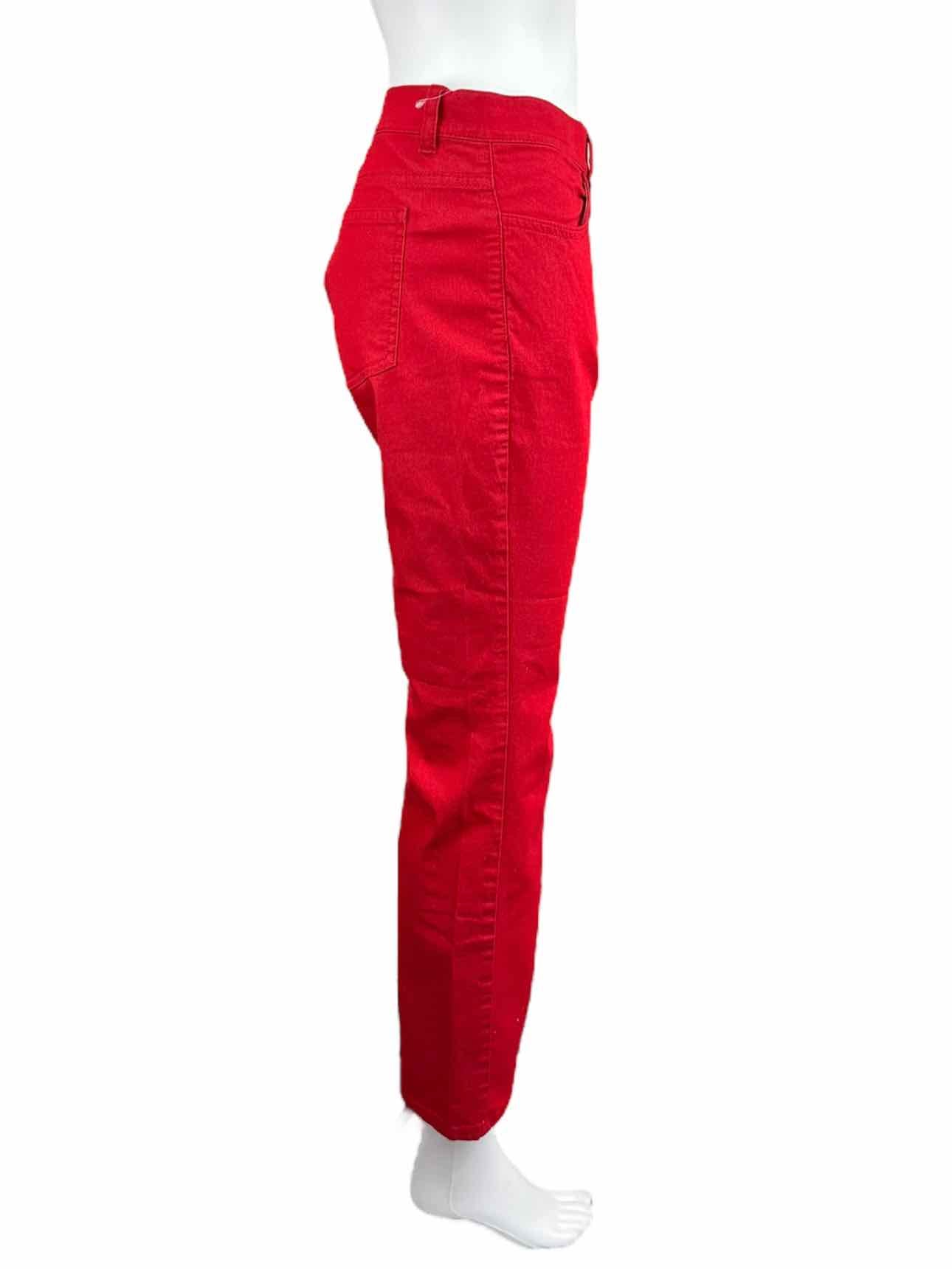 LAFAYETTE 148 NEW YORK Red Jeans Size 14