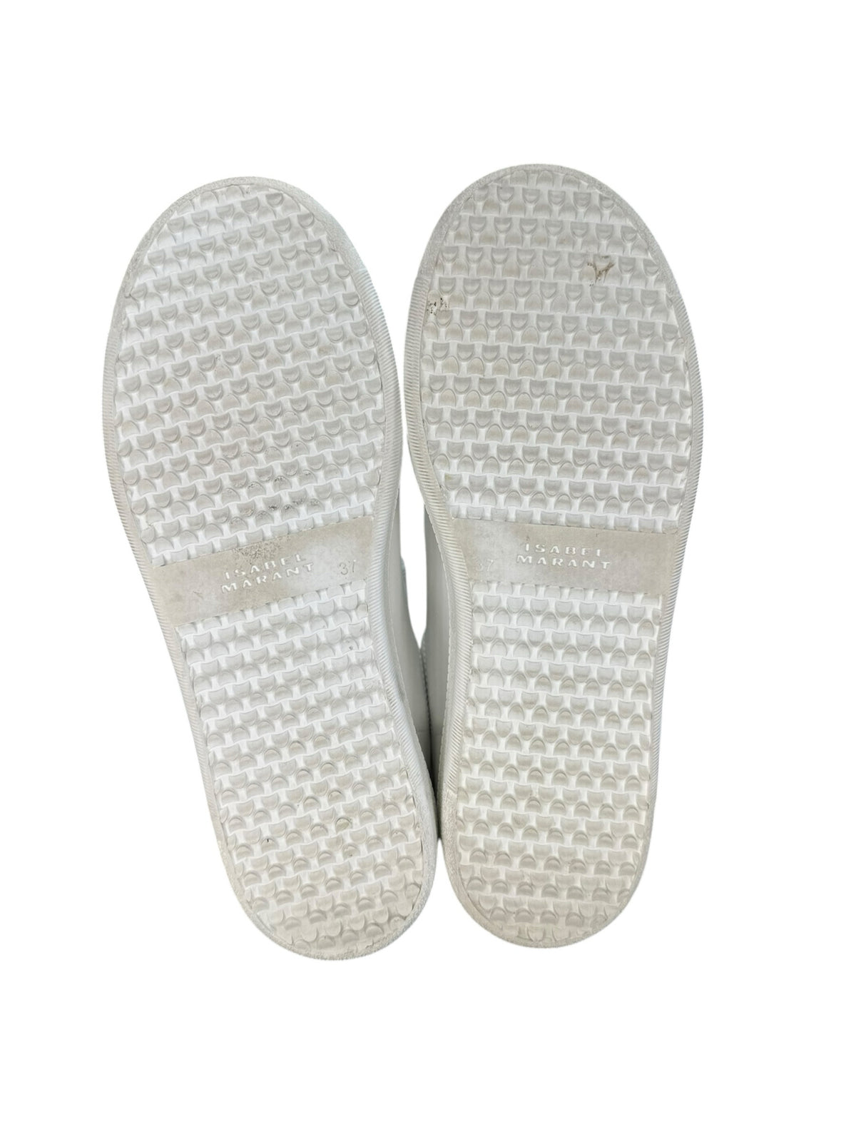 Isabel Marant Beth White/Lilac Low-Top Sneakers Size 37