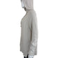 WHITE + WARREN Beige 100% Cotton Hooded Sweatr Size M