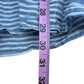 TAHARI 100% Linen Blue Striped Button-down Size L