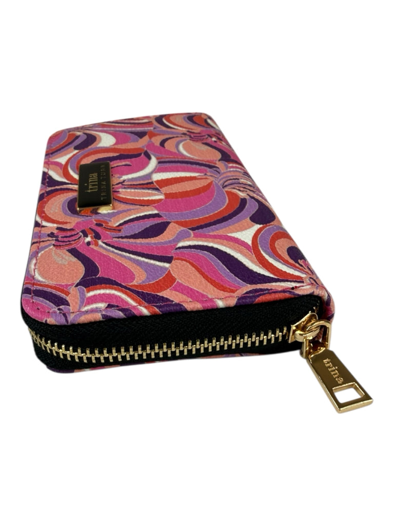 trina TRINA TURK Sea Anemone Long Zip Around Wallet