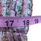 VOY Pink Tweed Mini Dress Size L