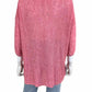 EILEEN FISHER Pink 100% Linen Sweater Size S