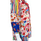 JOHN MARK NWT Floral Multicolor Blouse Size M