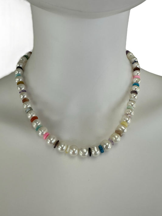 Kori Green Pearl Colorful Necklace