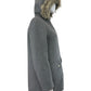 J. Crew Gray Vail Wool Blend Hooded Parka Size 10