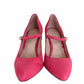 Kate Spade Maren Mary Jane Pink Suede Heels Size 6