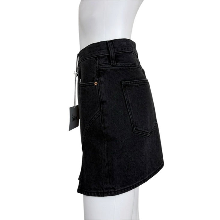 PISTOLA NWT Black Rhea Denim Mini Skirt Size 29