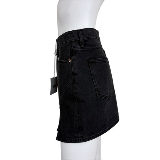 PISTOLA NWT Black Rhea Denim Mini Skirt Size 29
