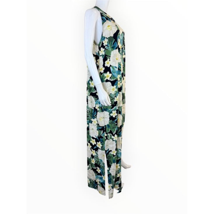 J. Jill NWT Tropical Print Maxi Dress Size L Tall