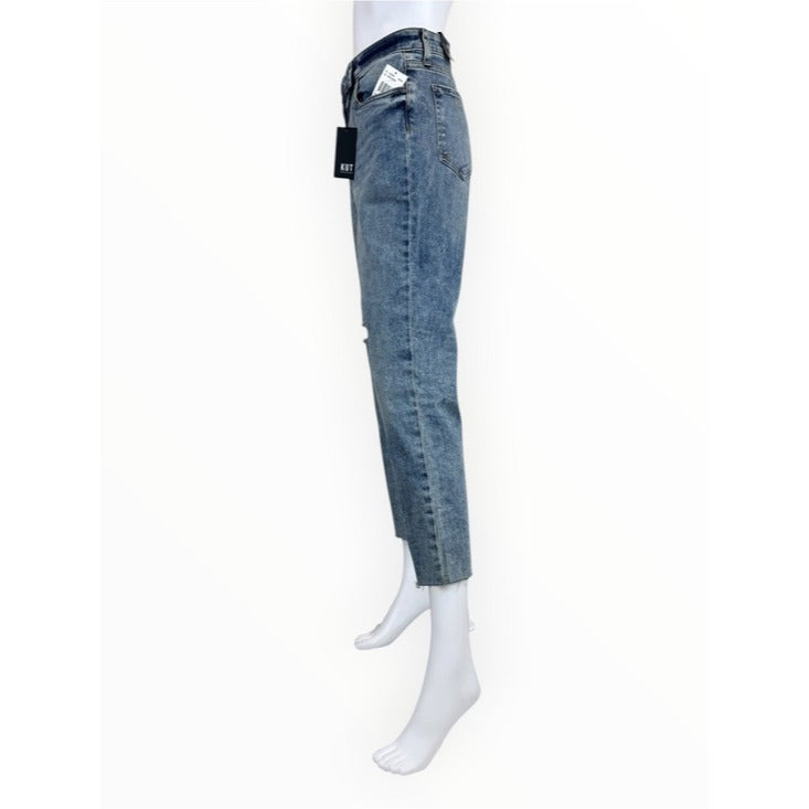KUT from the KLOTH NWT REESE High Rise Ankle Straight Leg Jeans Size 10