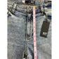 KUT from the KLOTH NWT REESE High Rise Ankle Straight Leg Jeans Size 10