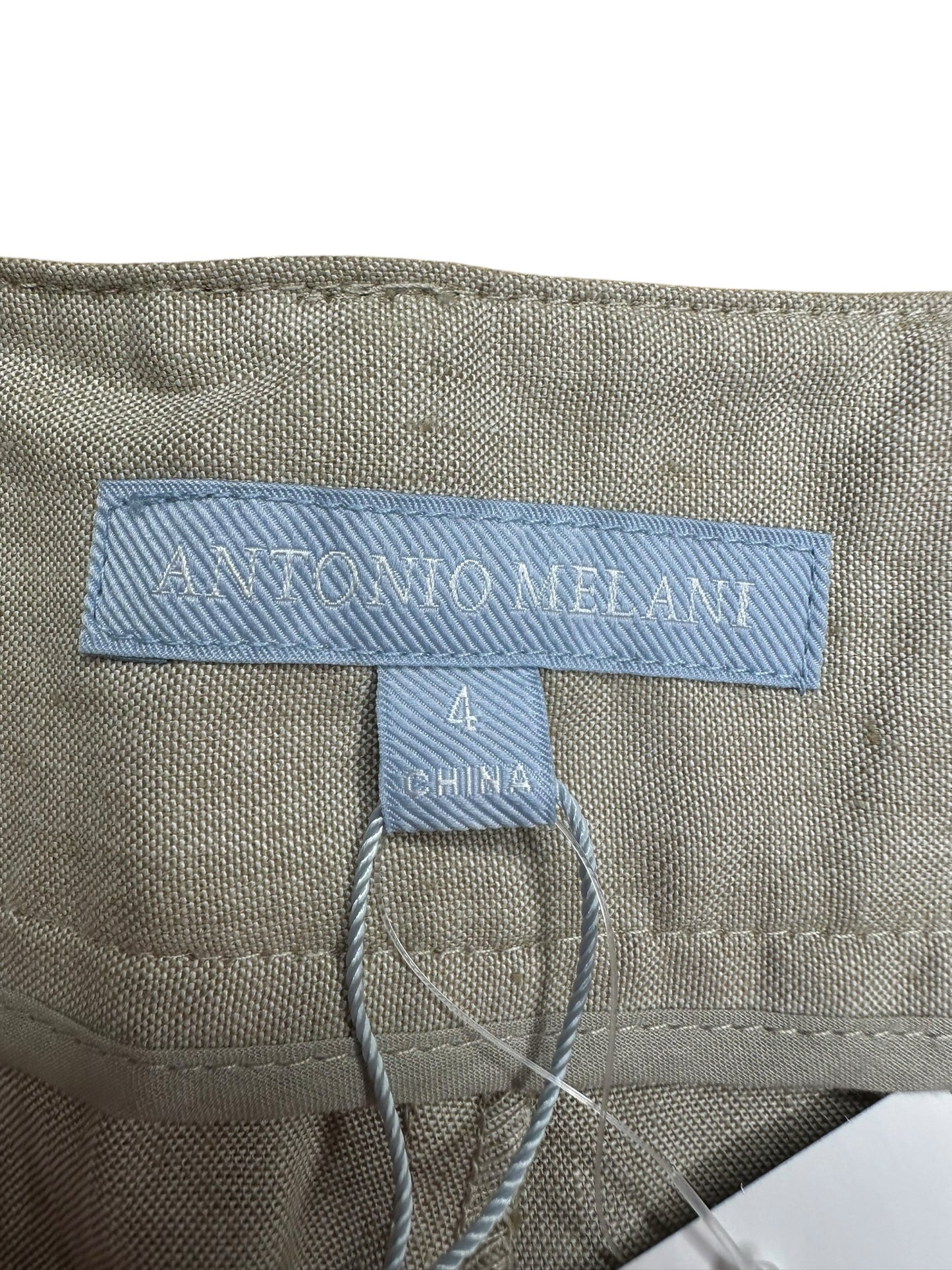ANTONIO MELANI Tan Pants Size 4
