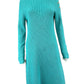 Talbots Aqua Sweater Dress Size S