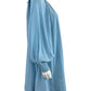 alice & olivia NWT Mineral Blue Gracen Trapeze Chiffon Mini Dress Size S