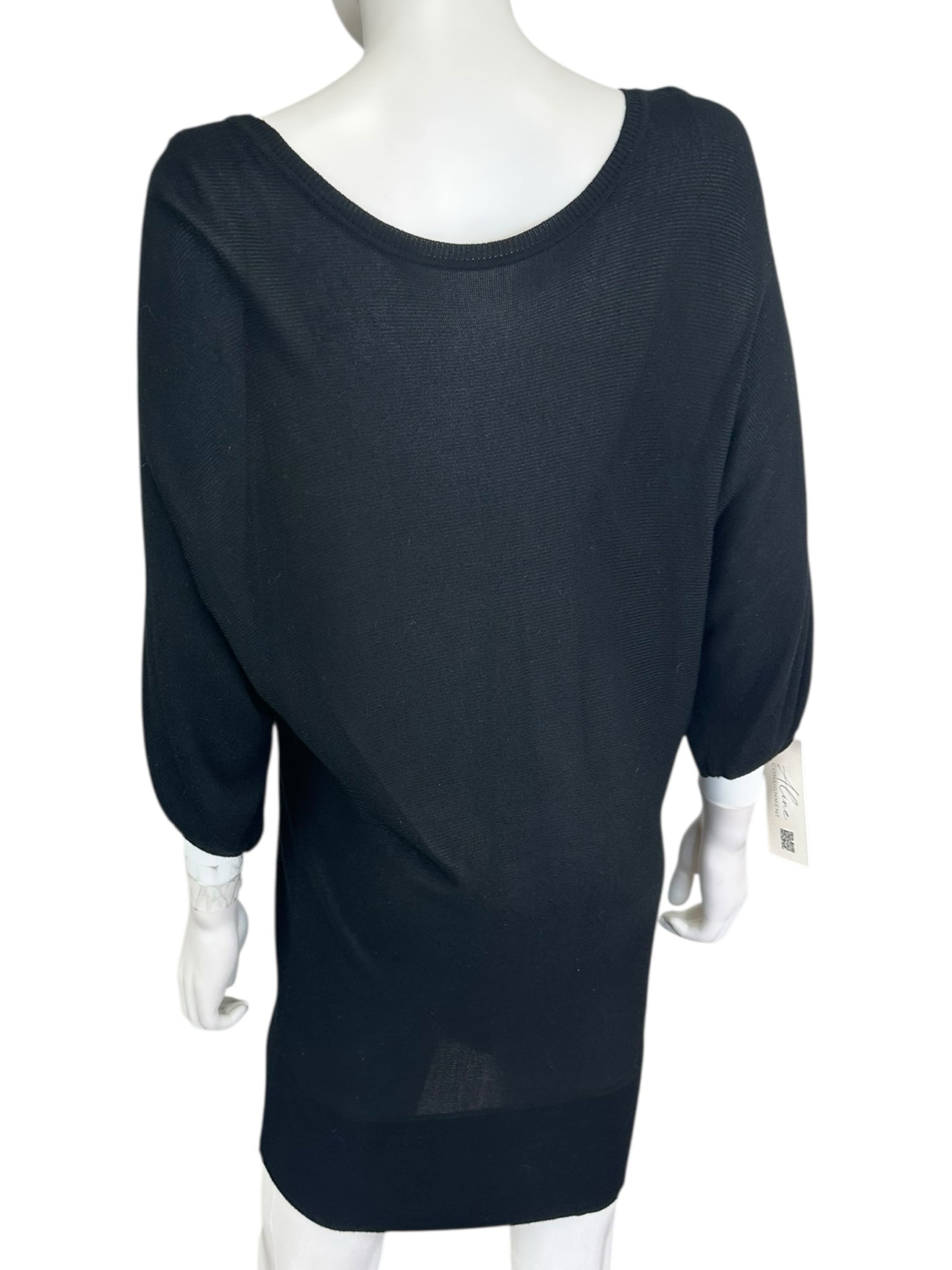 White House Black Market Black Mini Sweater Dress Size L alineconsignment White House Black Market Black Mini Sweater Dress Size L alineconsignment