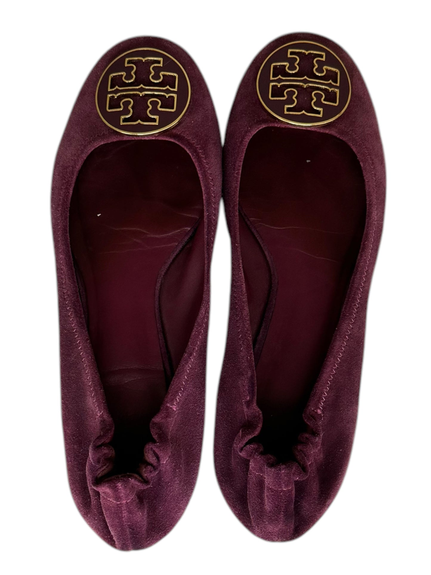 Tory Burch Purple Suede Flats Size 8