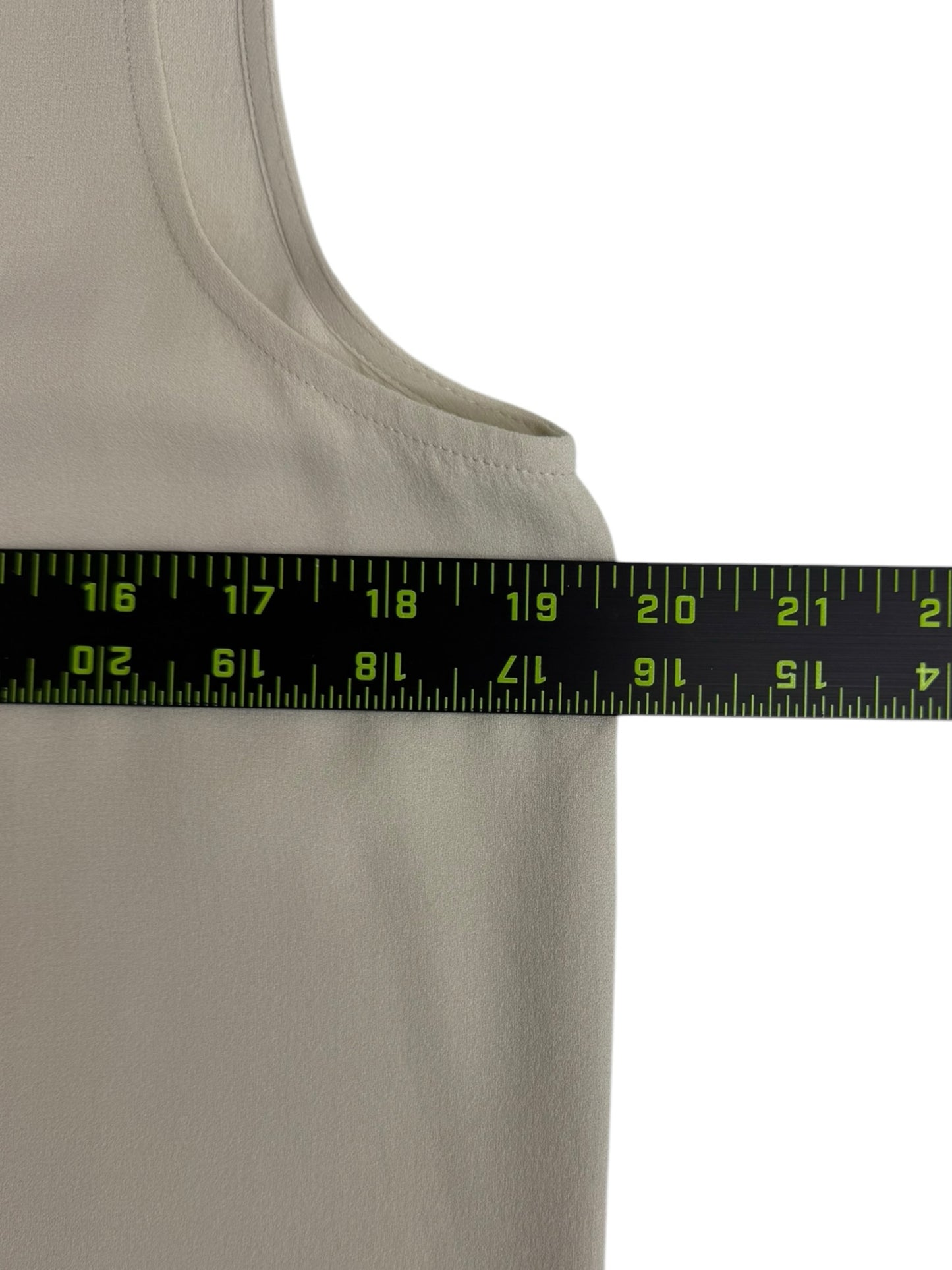 EILEEN FISHER Cream 100% Silk Tunic Size S