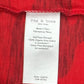 Rag & Bone NWT Red Camo Knit Top Size M