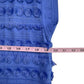 marie oliver Blue Fringe Mini Dress Size M