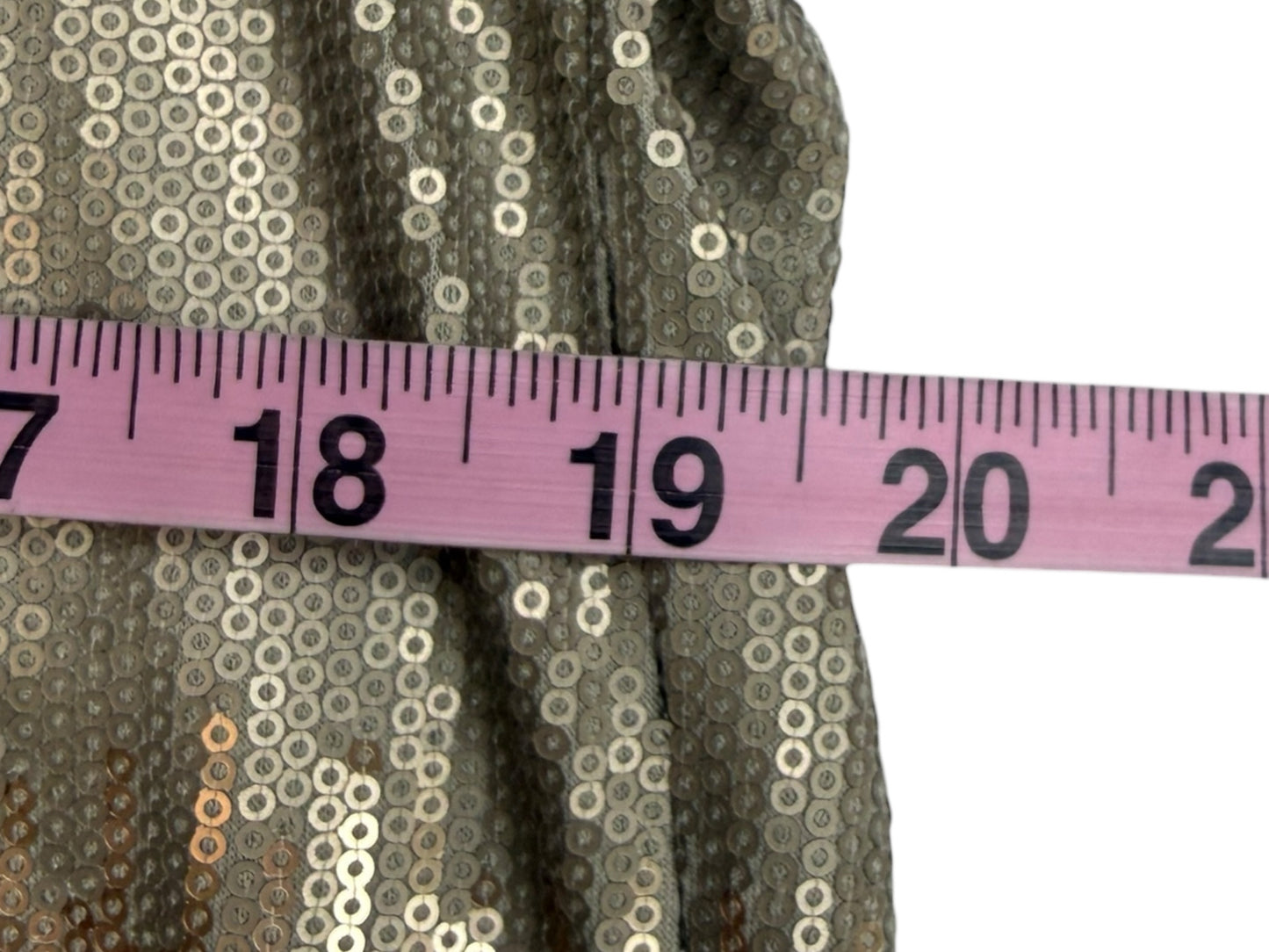 Free People Drenched In Sequins Ombre Rose Gold Mini Dress Size S