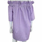 Hello Dobson Purple Gingham Check Mini Dress Size L