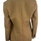 BANANA REPUBLIC Brown Wool Captain's Blazer Size 6