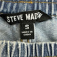 STEVE MADDEN NWT Keenie Side Snap Denim Jeans Size S