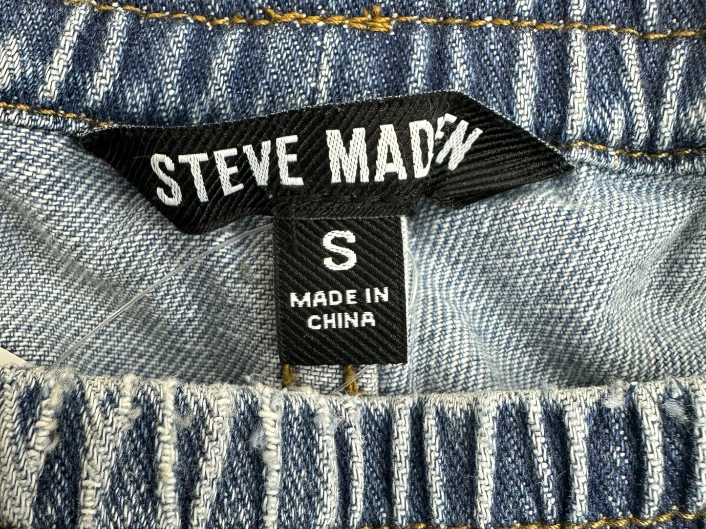 STEVE MADDEN NWT Keenie Side Snap Denim Jeans Size S
