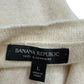 BANANA REPUBLIC Cream 100% Cashmere Sweater Cardigan Size L