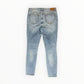 Johnny Was Light Wash Floral Embroidered Jeans Size 28