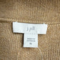 J. Jill Tan Sweater Knit Blazer Size XL