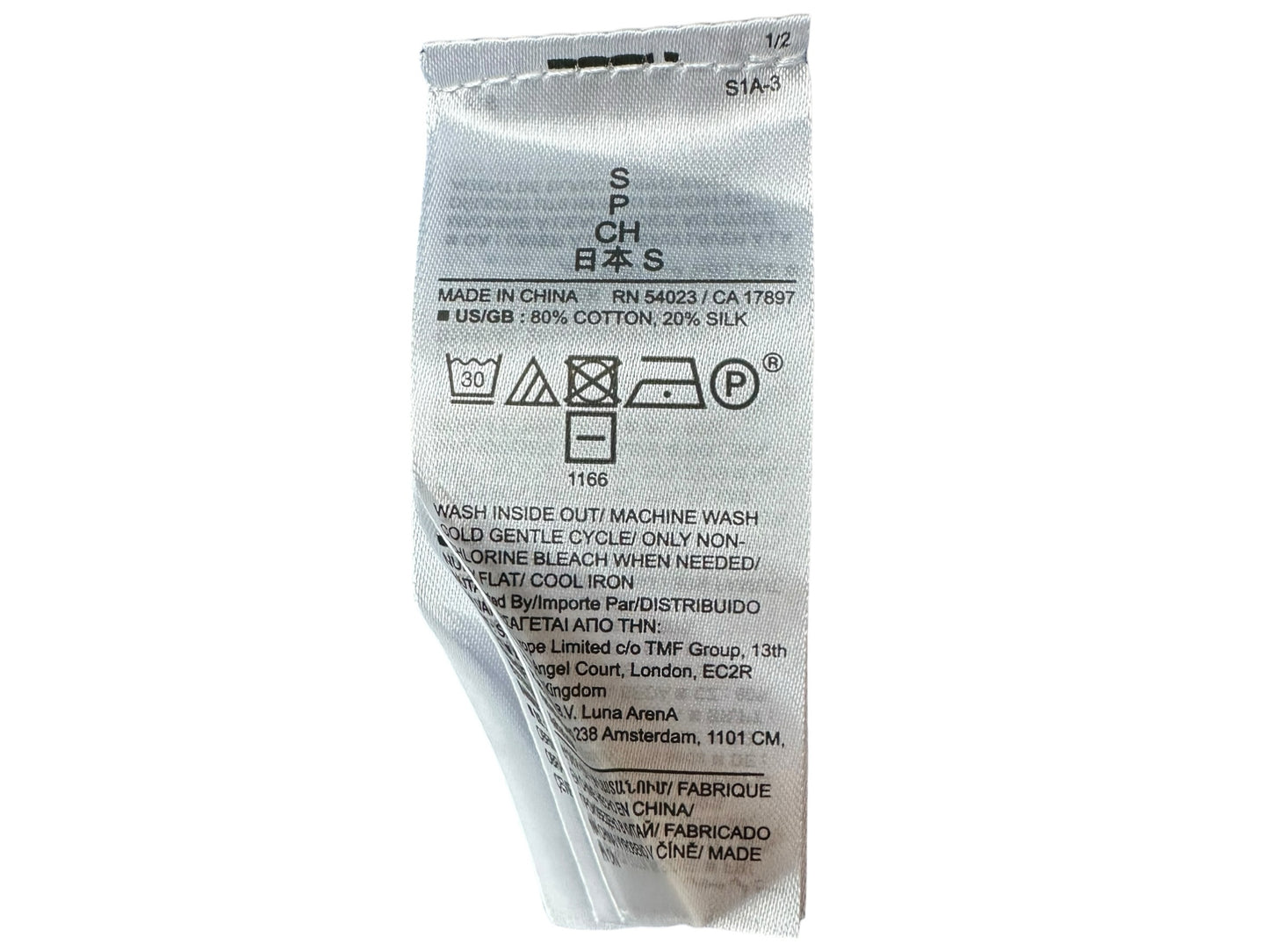 BANANA REPUBLIC NWT Blue Cotton Silk Blend Sweater Size S