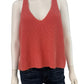 splendid Coral 100% Cotton Sweater Tank Size S