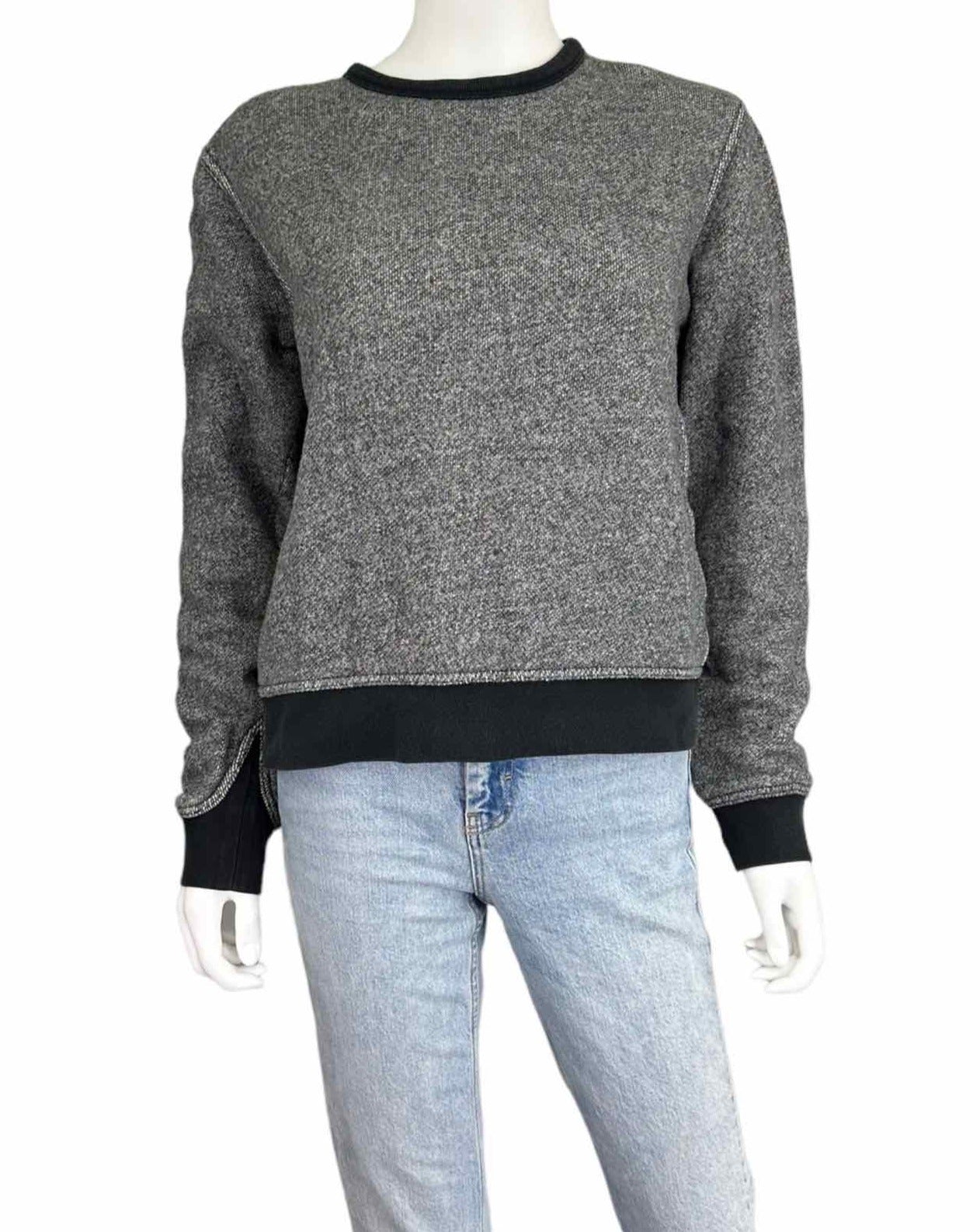 Alexander Wang Gray Heather Sweatshirt Size M