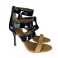 Tory Burch Danielle Caged Leather Sandal Pumps Size 8.5