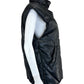 Abercrombie & Fitch Black Leather Puffer Vest Size XS