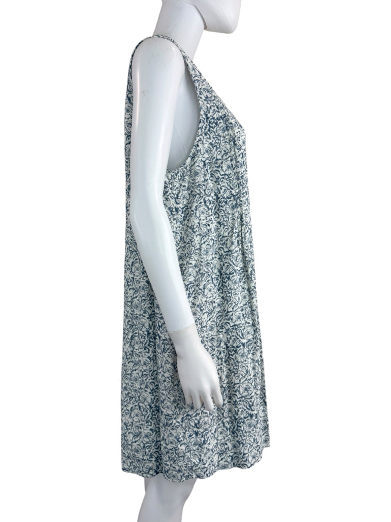 FAHERTY Blue Floral Isha Dress Size L
