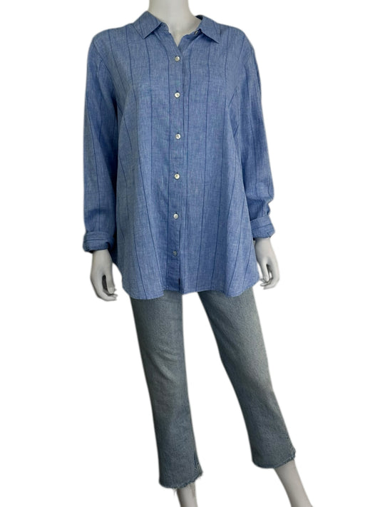 J. Jill Blue Button down Size XL