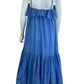 J. Crew Blue Ruffle Trim Sundress Size XS