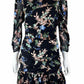 Astr Size Black Floral Cocktail Dress M