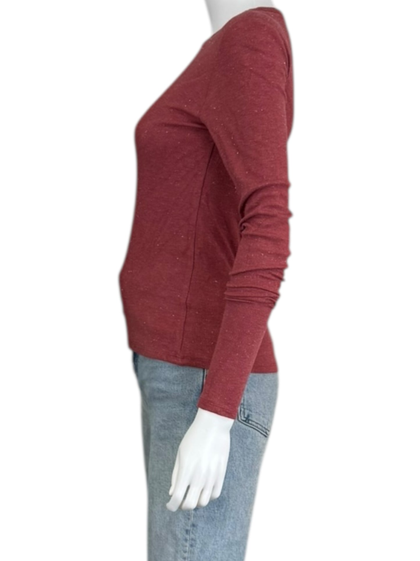 splendid NWT Rose Shimmer Knit Top Size XS