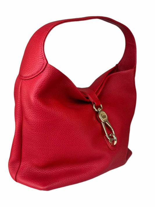 Dooney & Bourke Florentine Logo Lock Shoulder Bag in Red