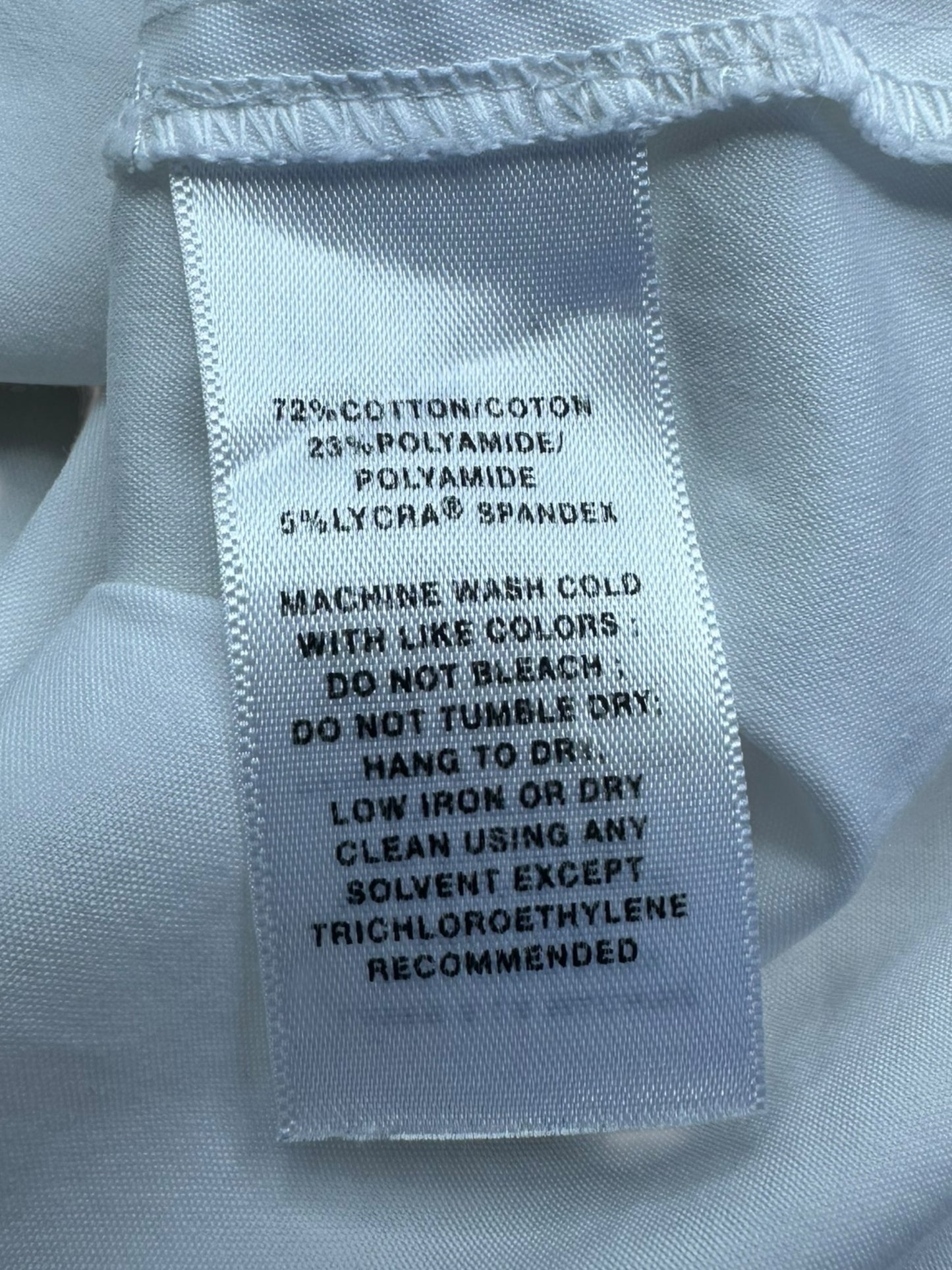 LAFAYETTE 148 NEW YORK White Poplin Top Size 12