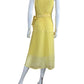 ANTONIO MELANI NWT Yellow Mesh Striped Enid Dress Size 2